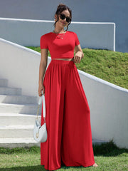 WOMEN SUMMER TWO PIECE OUTFIT