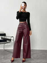 WOMEN'S CASUAL LEATHER PANTS