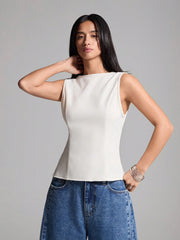 MINIMALIST ROUND NECK TANK TOP