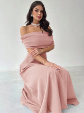 WOMEN'S ELEGANT HIGH WAIST A-LINE LONG DRESS