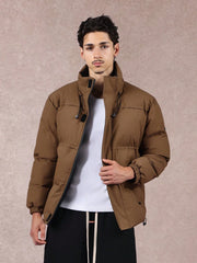 PREMIUM PUFFER QUILTED STAND COLLAR JACKET