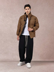 PREMIUM PUFFER QUILTED STAND COLLAR JACKET