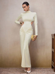 WOMEN'S ELEGANT RUCHED BODYCON