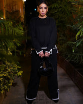 CONTRAST KNIT 2 PCS CO-ORD SET