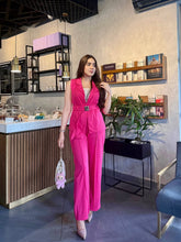 Women ASYMMETRICAL HEM PEAK LAPEL WAISTCOAT SUIT