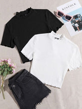 2 PACK MOCK NECK RIB-KNIT TOP