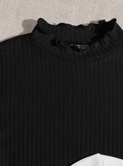 2 PACK MOCK NECK RIB-KNIT TOP