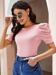 PUFF SLEEVE T-SHIRT