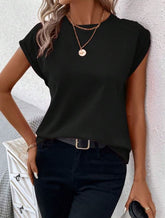 SOLID BATWING SLEEVE TEE