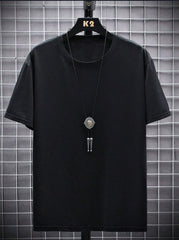 MEN'S SOLID COLOR SHORT SLEEVE T-SHIRT
