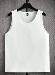 WHITE 3PCS MEN'S VEST TOP