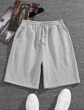 LOOSE FIT MEN'S DRAWSTRING WAIST SHORTS