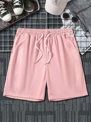 LOOSE FIT MEN'S DRAWSTRING WAIST SHORTS