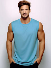 MEN'S ROUND NECK SLEEVELESS VEST