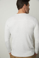 MEN'S WHITE BASIC HANLEY RIBBED TEE