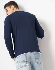 NAVY MEN SLIM FIT CREW NECK T-SHIRT