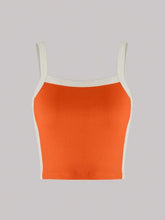 CONTRAST BINDING CAMI TOP