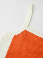 CONTRAST BINDING CAMI TOP