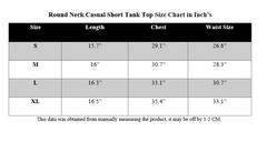 PINK ROUND NECK CASUAL SHORT TANK TOP