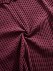 MULTICOLOR 3PCS/SET FLOUNCE COLLAR FITTED CASUAL T-SHIRT