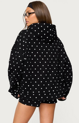 POLKA DOT HOODIE