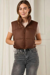 CROPPED PUFFER VEST
