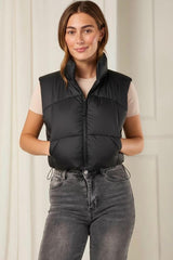 CROPPED PUFFER VEST