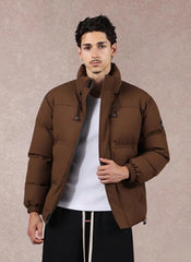 PREMIUM PUFFER QUILTED STAND COLLAR JACKET
