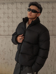 MEN'S STAND COLLAR PADDED PUFFER JACKET