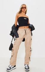 TOGGLE DETAIL CARGO TROUSER