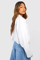 ZIP THROUGH COLLARED JACKET