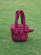 Puffer Bag Bow Tote Bag
