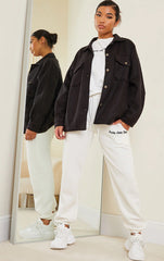 PLUS BLACK POCKET FRONT SHACKET