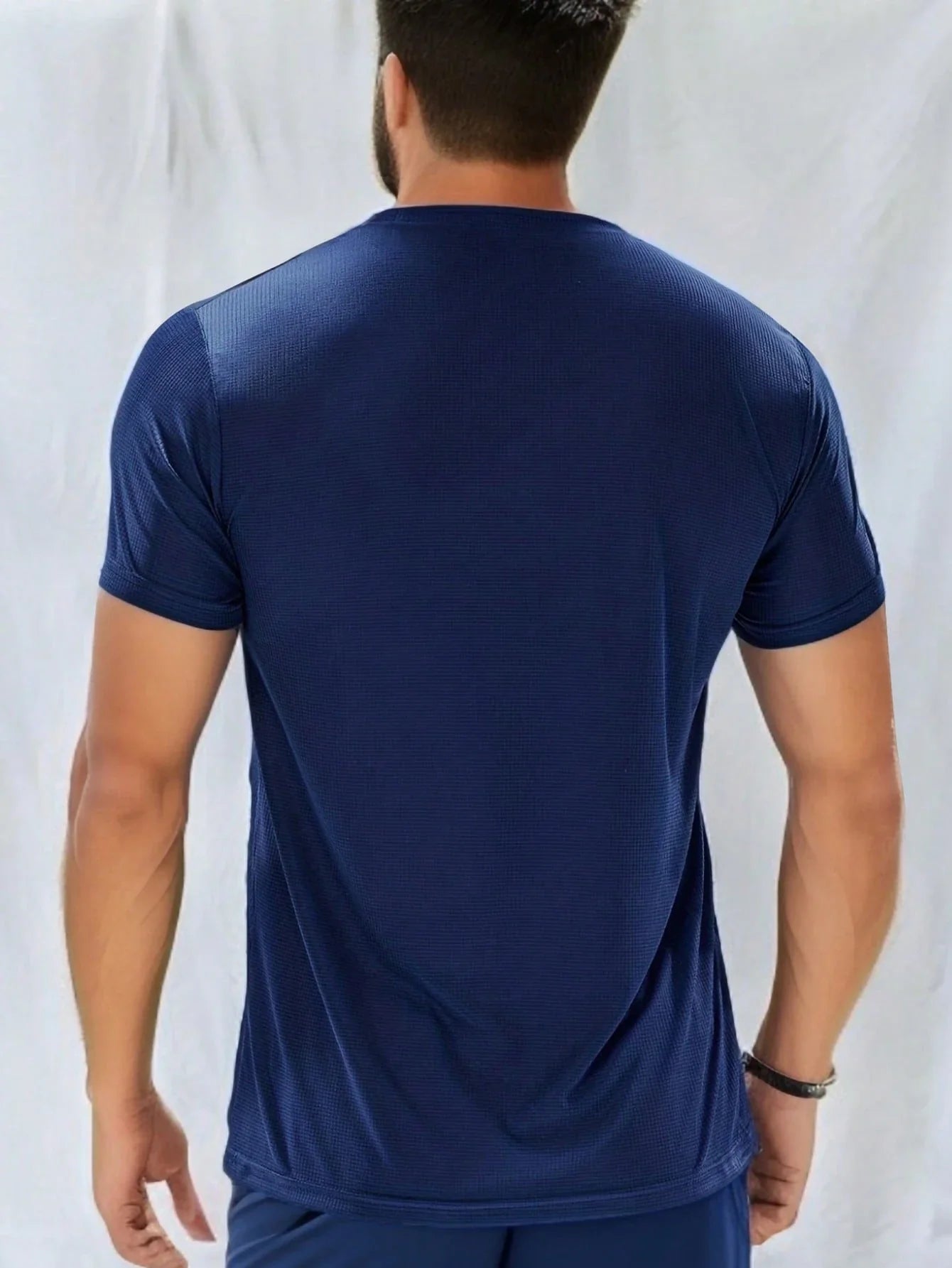 MEN'S FITNESS SPORTS CASUAL SLIM FIT GYM T-SHIRT