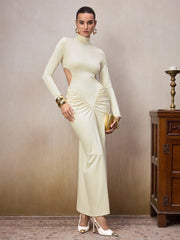WOMEN'S ELEGANT RUCHED BODYCON