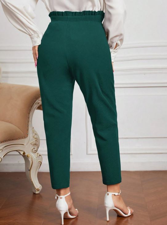 CLASI PLUS PAPERBAG WAIST BELTED PANT