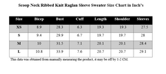 SCOOP NECK RIBBED KNIT RAGLAN SLEEVE TEE