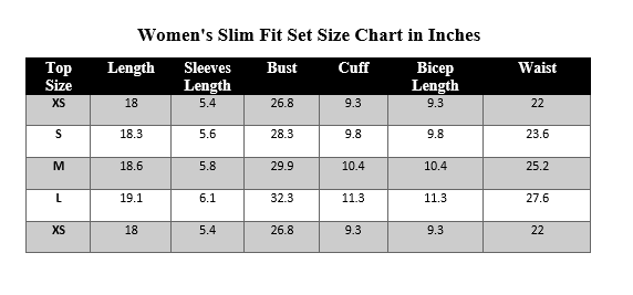 WOMEN'S SLIM FIT SET