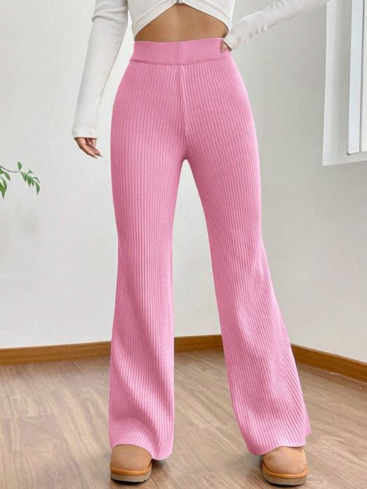 FLARE LEG KNIT PANT