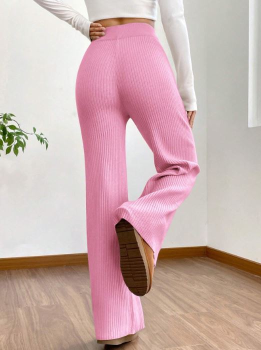 FLARE LEG KNIT PANT