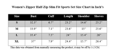 Women's Zipper Half-Zip Slim Fit Sports Set