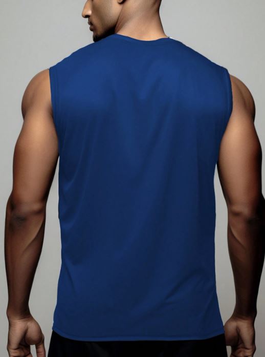 MEN'S ROUND NECK SLEEVELESS VEST