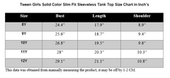 4PCS MULTICOLOR KNITTED SOLID COLOR SLIM FIT SLEEVELESS TANK TOP