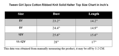 BLACK RIBBED KNIT SOLID HALTER TOP