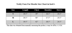 TEDDY FAUX FUR HOODIE