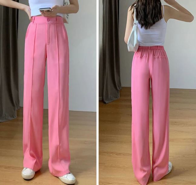HIGH WAIST SEAM FRONT PANTS