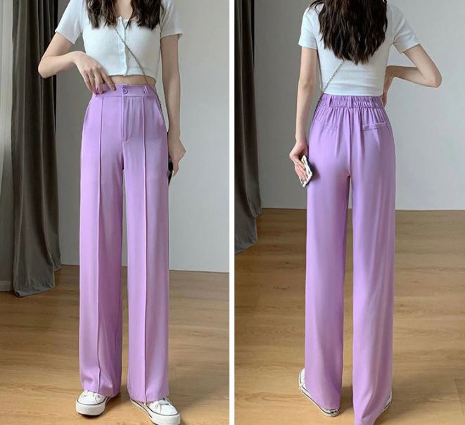 HIGH WAIST SEAM FRONT PANTS