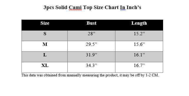 SOLID CAMI TOP