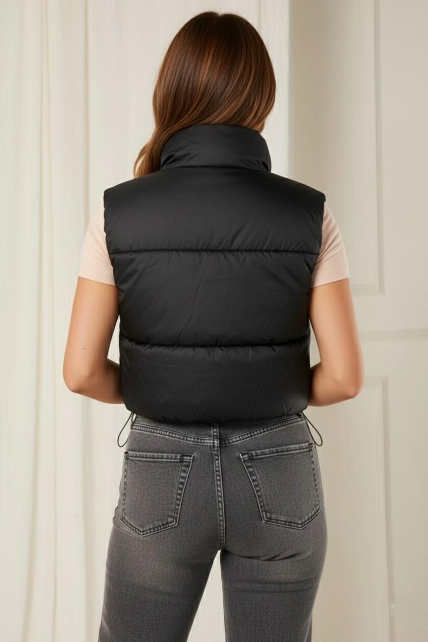 CROPPED PUFFER VEST